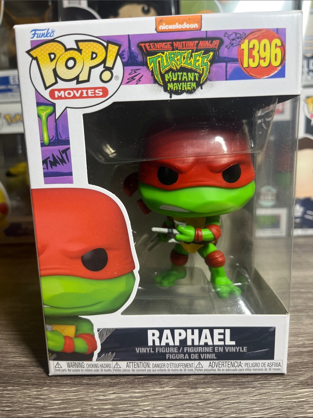 Funko Movies Teenage Mutant Ninja Turtles Raphael Action Figure - Red & Green